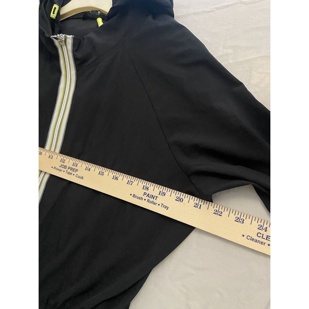 Athleta Dipsea Jumpsuit Womens Black Hooded Athletic Size 8 Gorpcore Outdoor - Picture 7 of 12